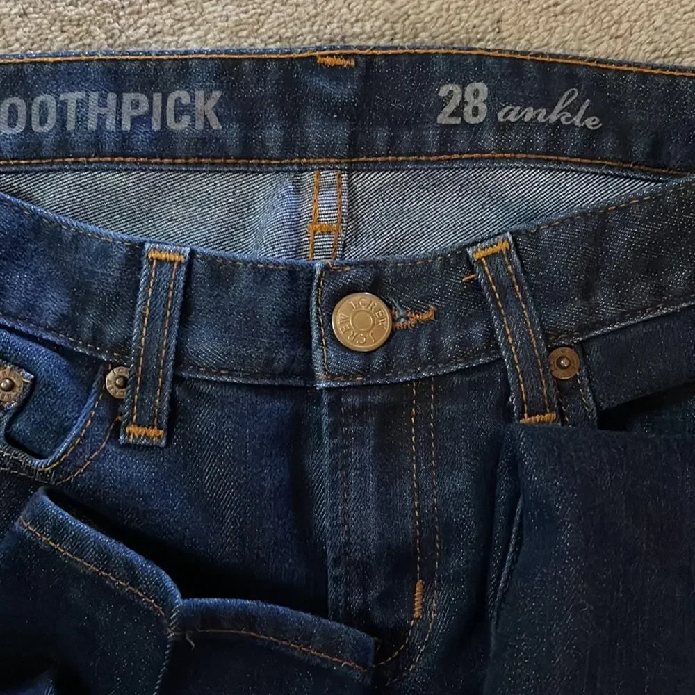 JCrew Toothpick Jeans - Picture 3 of 3